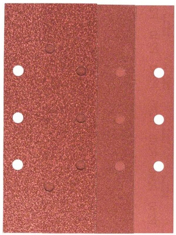 Schleifblatt-Set für Schwingschleifer, 25-tlg., gespannt, 93 x 230 mm, 60 - 240, b&d Lochung - Bosch