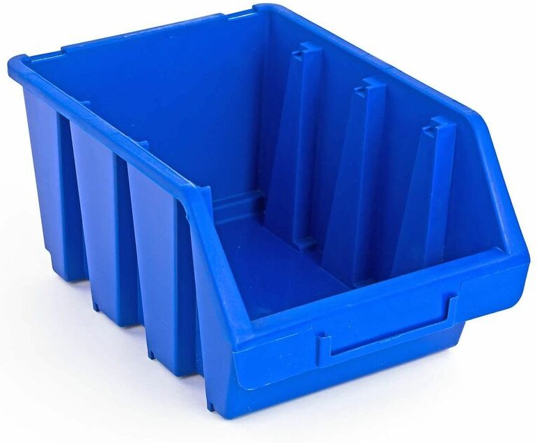 ADB - Sichtlagerkasten Gr3 blau Stapelbox Sichtlagerboxen Lagerbox 240x170x126mm