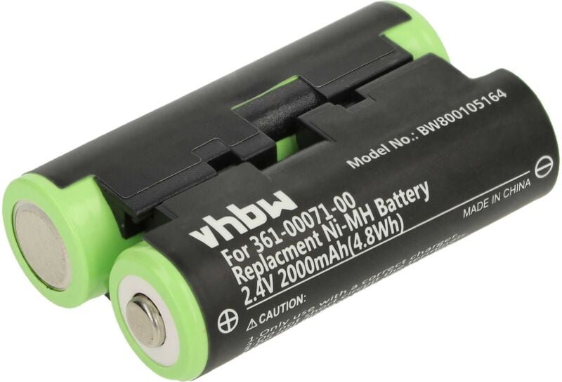 Vhbw - 1x Akku kompatibel mit Garmin Astro 320 Handheld, 430 Handheld gps Navigation Navi (2000 mAh, 2,4 v, NiMH)