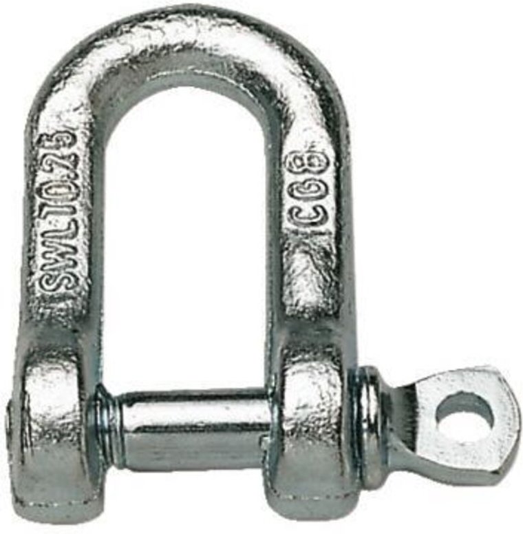 Jean-Chapuis Gerade Manille aus verzinktem Stahl