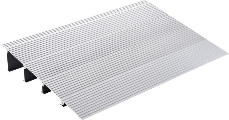 Mophorn - vevor Türschwellenrampe 56,3 x 86,4 x 10,2 cm Rollstuhlrampe 362,8 kg Tragfähigkeit Auffahrrampe aus Aluminium...