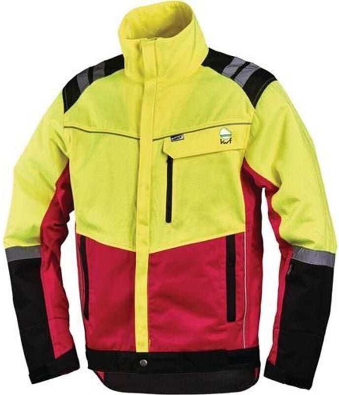 LEIPOLD+DÖHLE Forstschutzjacke Komfort Größe neongelb/rot M - XXL, Größe: M