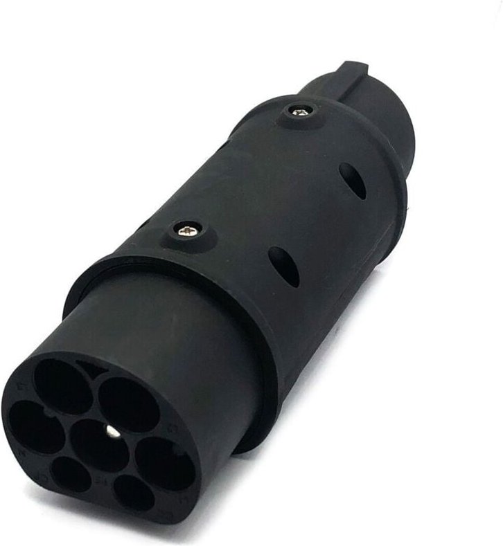 Ladesteckdose Typ 2 auf Typ 1, Schutzart IP54, professionelle Universal-Ladesteckdose für Fahrzeuge, thermoplastischer L...