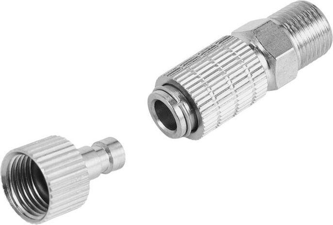 Airbrush Schnell Kupplung Entriegelung Adapter mit 5 Stecker, 1/8 m-f