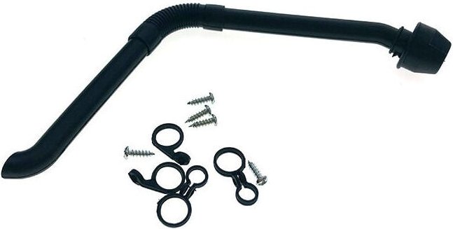 Tlily - 1/10 rc Crawler Schwarzer Nylonsafari Schnorchel für TRX4 D110 D90 Karosserie