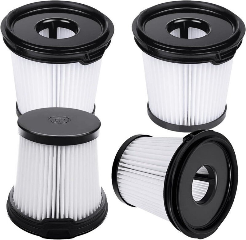 Packung mit 4 Filterelementen und Filtern für Shark IW1111, IW3511 und IW3120 Detect Pro Staubsauger