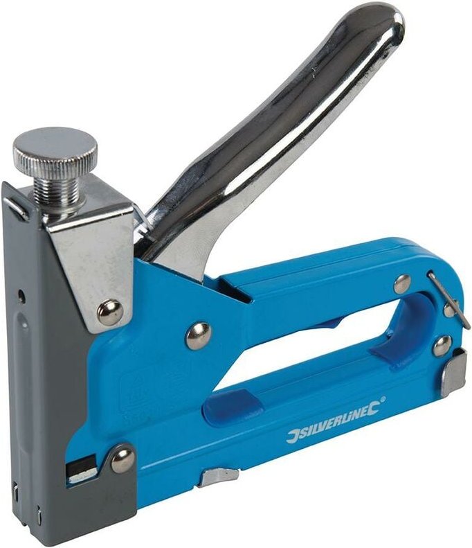 Thumbnail - Silverline - 3-in-1-Handtacker 4–14 mm Typ 10 j