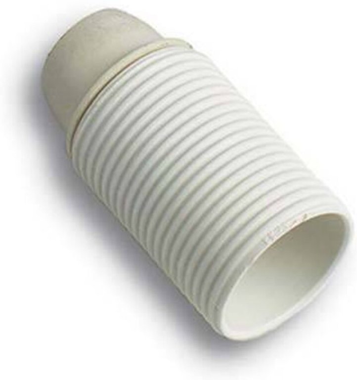 Duroplastische lampenfassung FAI e27 weiß -0192