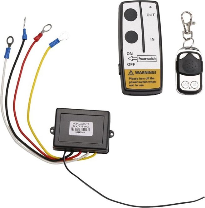 Tlily - 12V 12Volt 50Ft Winde Funkfernbedienung Für Truck Atv Warn Ramsey