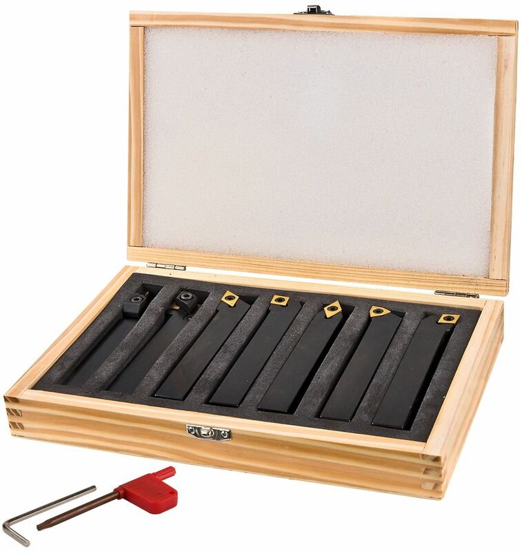 Dema - Drehmeißel Drehstahl Set Drehmeißelsatz 7-tlg 16 mm für Drehbank