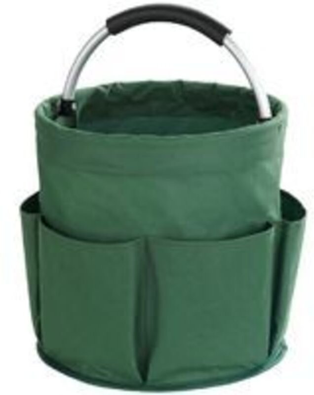 Gartenwerkzeug-Set, Garten-Tragetasche mit mehreren Taschen für Gartenwerkzeug-Set, Garten-Werkzeugtasche (grün)