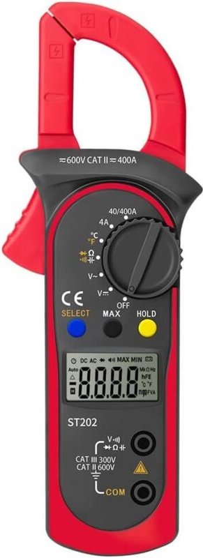 Digitaler Strommesser, Multimeter mit automatischer Messung und Voltmeter, Spannungs-, Strom-, Widerstands-, Durchgangs-...