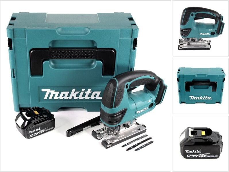 Djv 180 T1J Akku Stichsäge 18V + 1x Akku 5,0Ah + Makpac - ohne Ladegerät - Makita