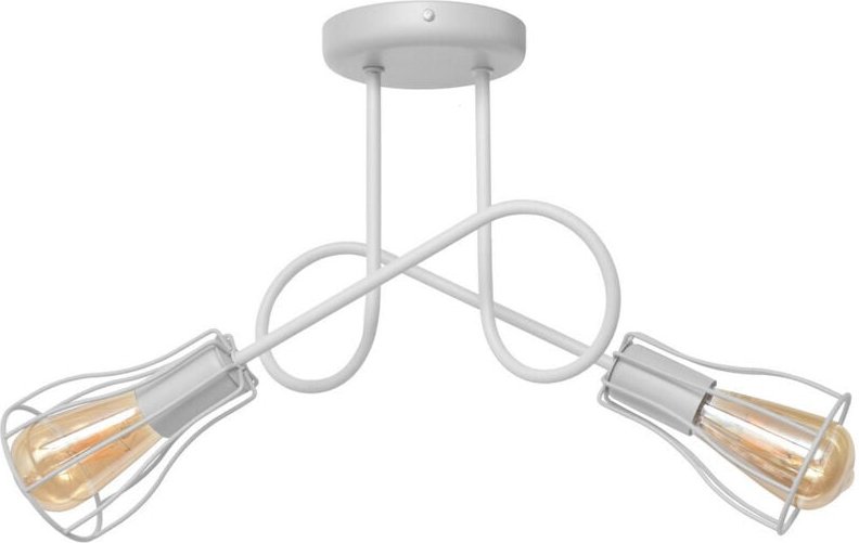 Helam - oxford Halbbündige Deckenleuchte mit mehreren Armen Weiß 41cm