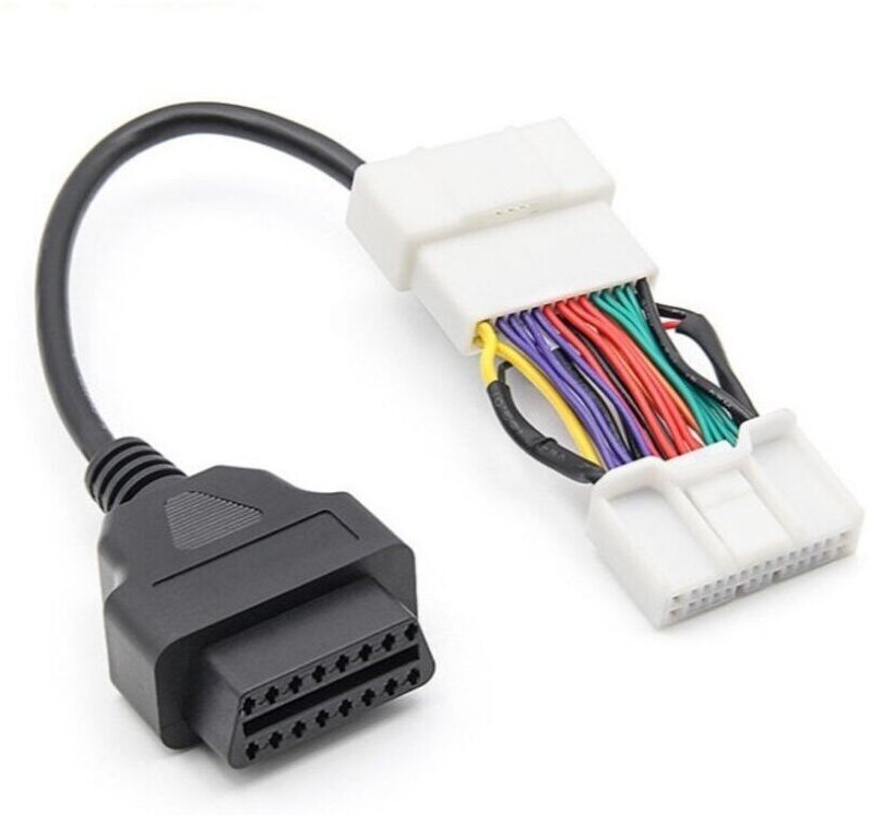 Adapter für Tesla Model 3 Y OBD zu OBD2 16-poliges Kfz-Scanner-Tool