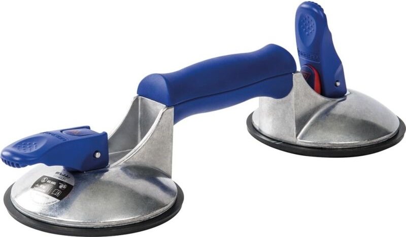 Bohle - Glasscheibenheber 2-Kopf längs mit Vakuumanzeige Tragkraft 60 kg