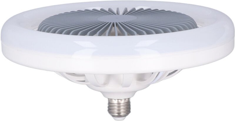 Deckenventilatorlampe, E27 30W LED-Ventilatorlampe, geräuscharmer Deckenventilator, verstellbarer LED-Ventilator für Küc...