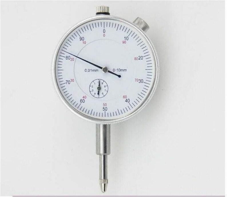 Jalleria - shining house Centesimal-Uhrkomparator, hohe Präzision, 0–10 mm, 0,01 mm Zifferblatt, mechanische Anzeige, Ze...