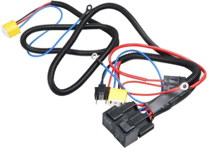 Zoternen - Auto-Kabelbaum H4 Halogenlampe Licht Kabinentür Licht