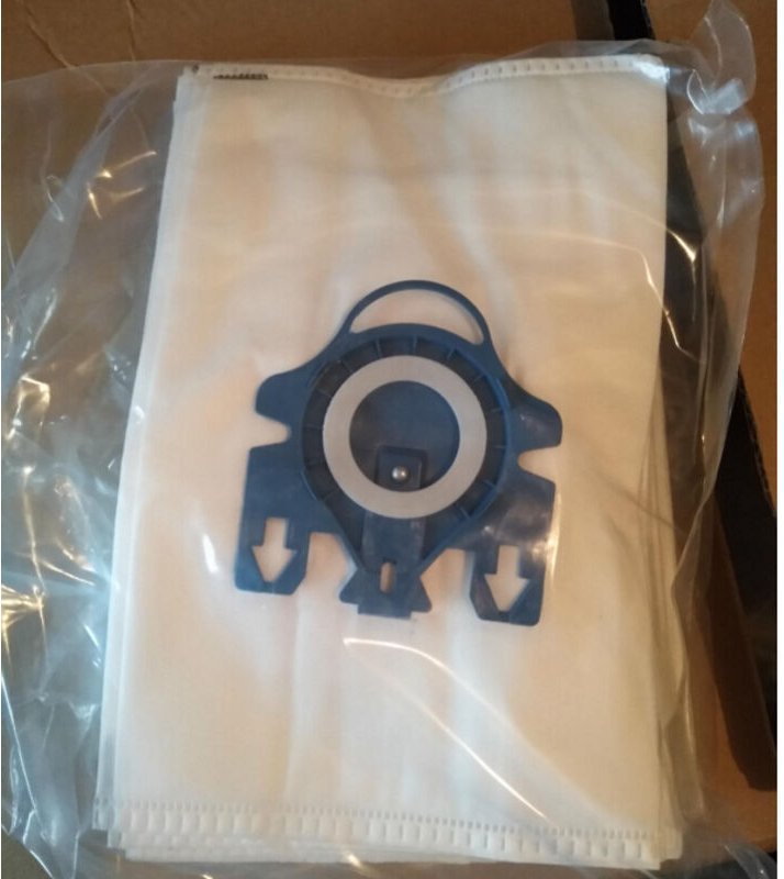 Vlies-Staubbeutel für Miele GN S2/S5/S8 Staubsauger – 10 Stück, weiß und blau