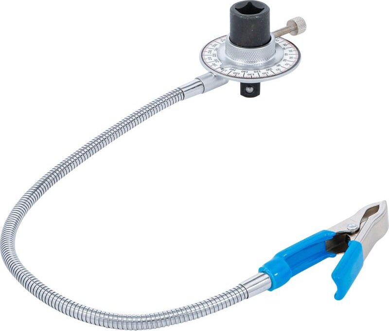 BGS - Drehwinkel-Messgerät mit Cliparm Antrieb Innenvierkant 12,5 mm (1/2") - 3169