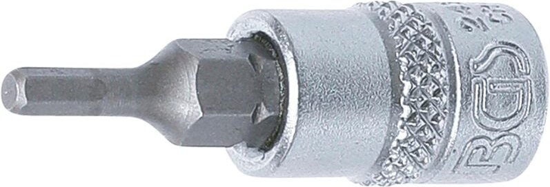 Bit-Einsatz Antrieb Innenvierkant 6,3 mm (1/4') Innensechskant 3 mm