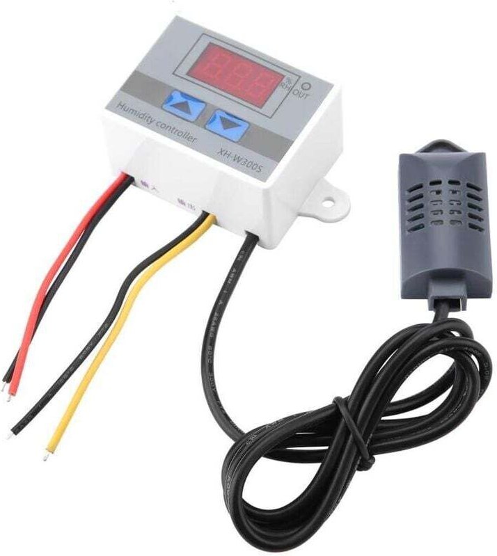 Vtizikl XHW3005 Humidité Hygrostat 230v Capteur Hygromètre Numérique Commutateur Contrôleur 0 à 99% R(220V)