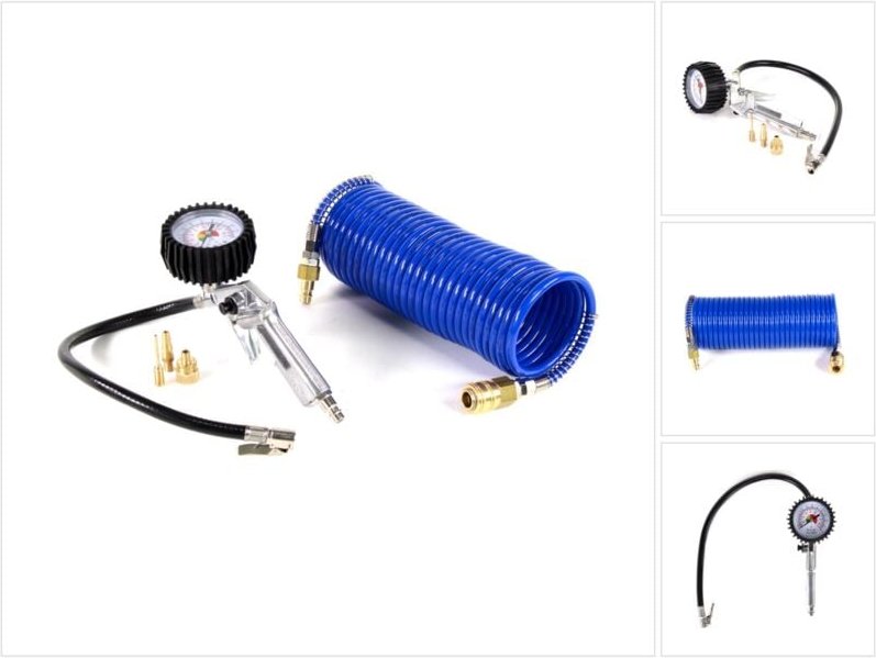 Prebena Vorteilspaket Reifenfüller ( Z175.80 ) + Spiralschlauch 7,5 m ( Z160.11 )