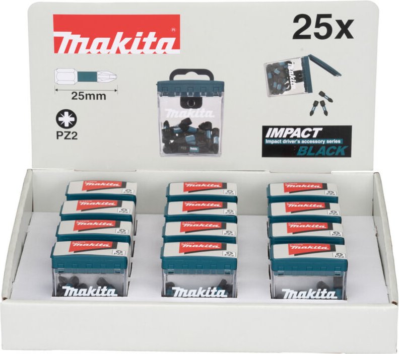 E-12376-12 Torsionsspitze schwarz PZ2-25 - Makita