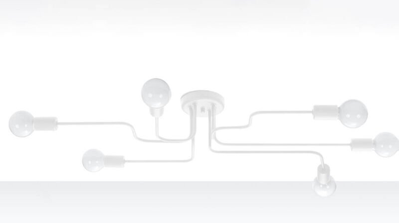 Deckenlampen Vector 6xE27 Neutralweiß 80cm Sollux