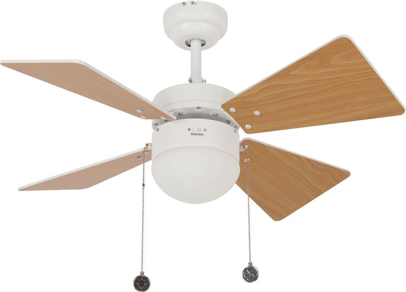 Thumbnail - Deckenventilator Breezer mit Licht & Zugketten