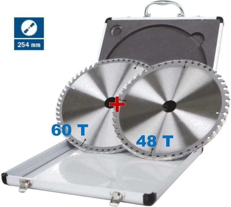 2-teiliges Sägeblatt Set, 254 mm - Scheppach