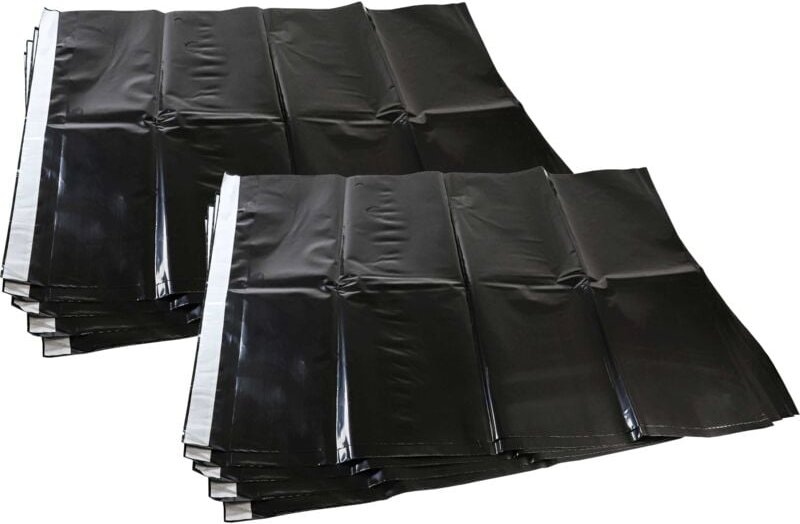 vhbw 10x Entsorgungsbeutel Ersatz für Kärcher 6.596-886.0 für Staubsauger - Polyethylen, 110cm x 70cm Schwarz