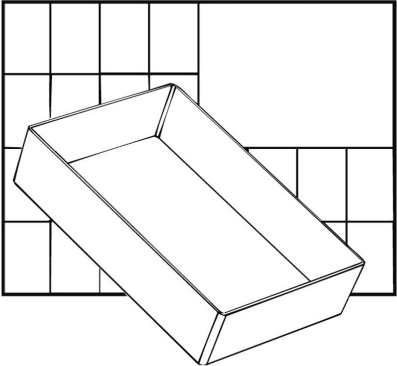 Sortimentskoffer-Einsatz (l x b x h) 220 x 160 x 47 mm Anzahl Fächer: 2 Inhalt 1 St. - Raaco