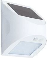 GSC - Solar-LED-Wandleuchte 'Kolam' mit PIR-Bewegungs- und Dämmerungssensor (3W 4000K 300lm) IP65 weiß