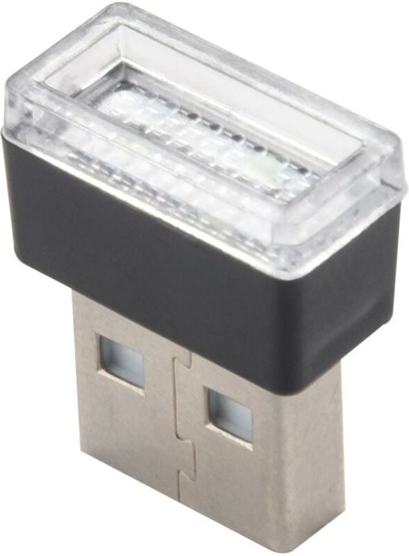 Woosien - Tragbares Mini-USB-LED-Autolicht, Auto-Innenraum-USB-Licht, Plug-and-Play, dekoratives Licht, Notfallbeleuchtu...