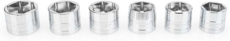 Satra SKT-6 Set aus 6 Chromstahl-Nüssen