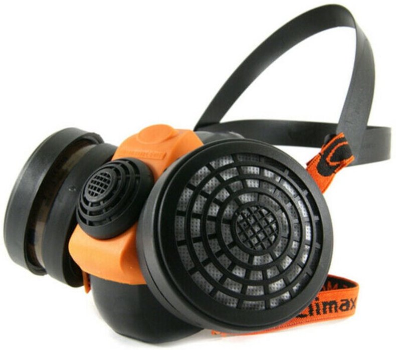 Profi Atemschutz Halbmaske mit Filtern A1 Climax 756