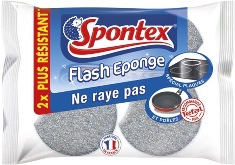 Pflanzen-Schwamm mit Kratzfunktion 2flash 3180 – Spontex