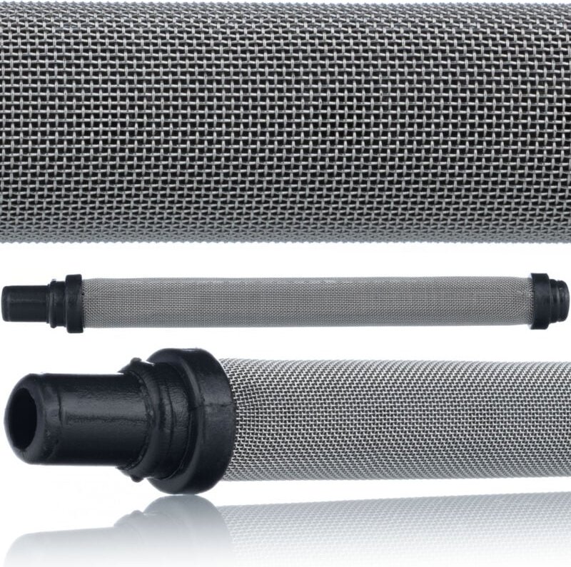 Rosfix Filtereinsatz 70 Mesh Schwarz – Palettenfilter für Farbspritzgerät 100 mm Länge Für 0,015"–0,019" Düsen Feine Fil...