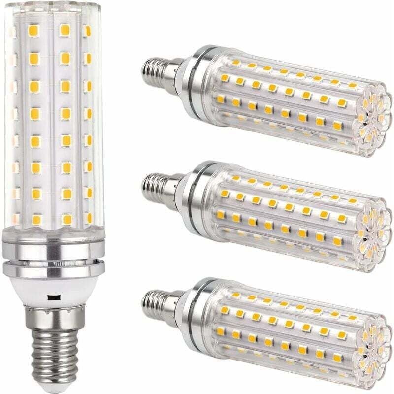Linghhang - 4 Stück E14 led Maiskolbenbirne 20 w, 220–240 v, 1200 lm Warmweiß 3000 k, nicht dimmbar, entspricht 100 w Gl...