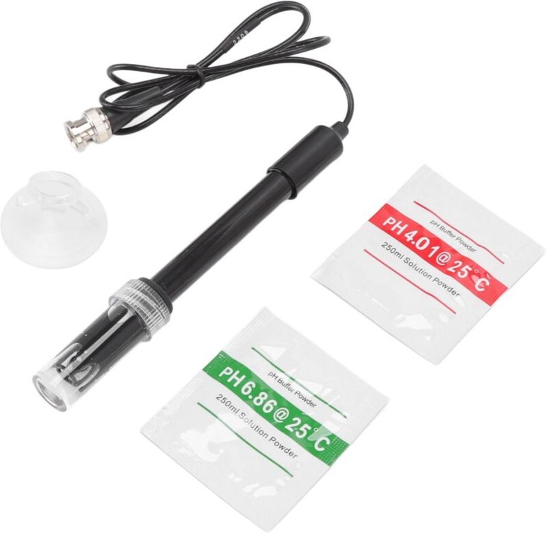pH-Elektrode mit BNC-Anschluss – Hohe Empfindlichkeit, präzise und stabile Messung, tragbar für Aquarien, Hydrokultur un...