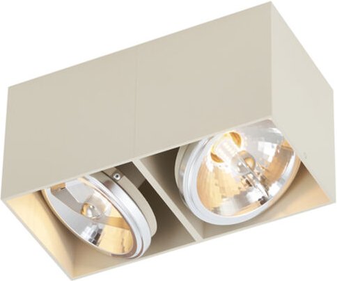 Moderne Wandstrahler Beige G9 verstellbar 2-flammig - Box