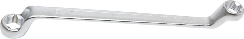 Doppel-Ringschlüssel mit E-Profil-Ringköpfen gekröpft SW E20 x E24