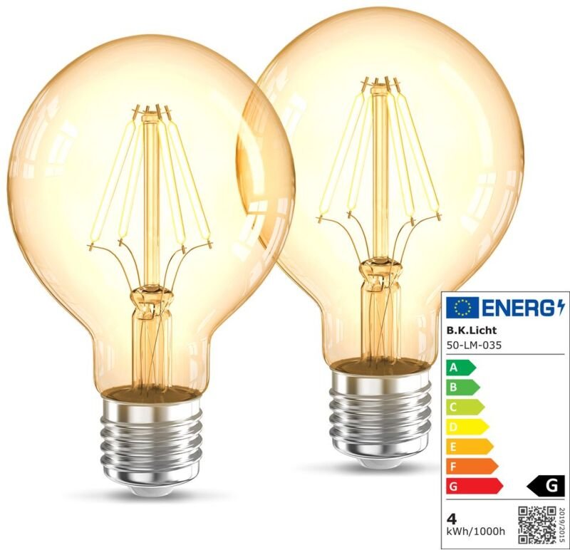 Led Leuchtmittel LED/E27/G80/4W/320lm, 2er-Set