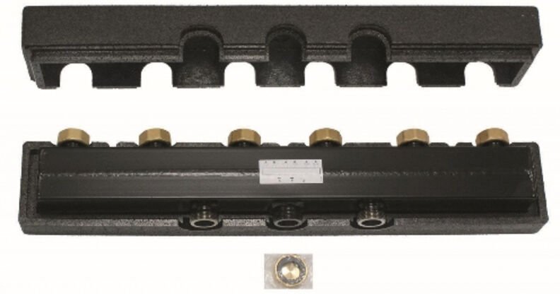 Thumbnail - Vaillant - Verteilerbalken für Anschluss von 3 Rohrgruppen