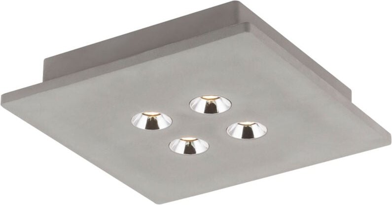 Thumbnail - Led Decken Leuchte Schlaf Gäste Zimmer Beton Dielen Lampe Chrom