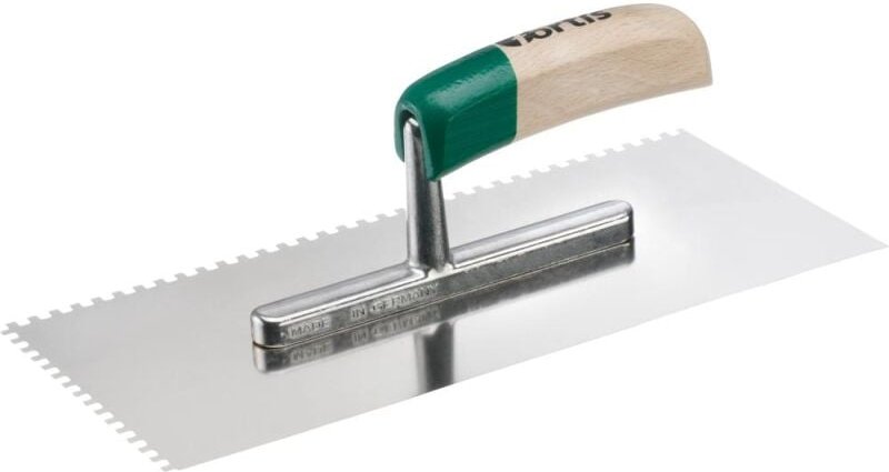 Thumbnail - Glättekelle gezahnt rostfrei Fortis 8 x 8mm