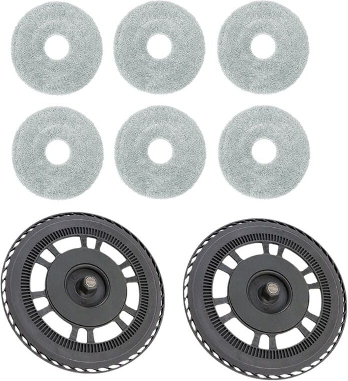 8 Stück für L10S Pro Ultra Heat, X30 Ultra, X40 S30 Teile Mopphalter Halterung Waschbares Mopptuch