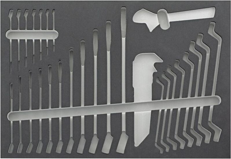 Werkzeugmodul 3/3 leer Schlüssel fortis